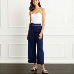 Hill House Home Skylar Pant Navy Linen NWT